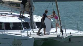 Fountaine Pajot  Lipari 41 Video [upl. by Ahsatel]