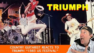 Country Artist Reacts to Triumphs Performance at US Festival 1983  EPIC [upl. by Melony]