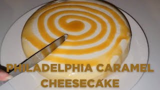 Philadelphia Caramel Cheesecake Recipe  No Bake No Eggs  Home Made [upl. by Assyl]