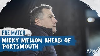 Pre Match  Micky Mellon Portsmouth [upl. by Latrina]