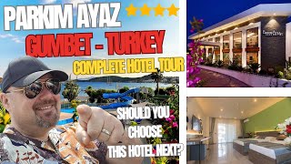 Parkim Ayaz Hotel  Gumbet Bodrum Turkey  Complete Walkthrough 2024 [upl. by Boeschen825]