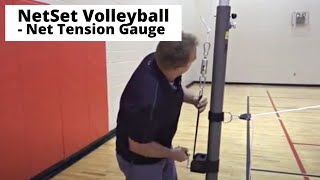 NetSet Volleyball Net Tensioning Gauge [upl. by Merrick787]