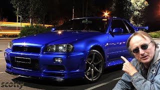 Heres What a Nissan Skyline Looks Like at Night vs a Mitsubishi 3000GT VR4 [upl. by Leicam631]