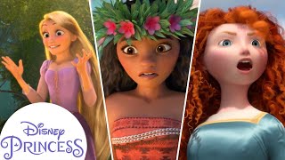 Most Iconic Lines from Disney Princess Movies  Moana Tangled amp More  Disney Princess [upl. by Nonnahsal720]