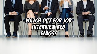 Discover the top 5 warning signs to watch out for during a job interview [upl. by Palladin]