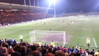 Partick Thistle Fans Celebrating At Full Time Beating Morton 10 [upl. by Frederiksen]