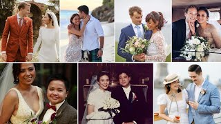 16 Filipino celebrity couples  na nagpaksal sa iBang bansa [upl. by Yvette]