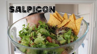 Salpicon Mexican Shredded Beef Salad [upl. by Aihceyt]