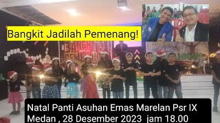 Detik2 Pdt Gandi Ginting Sebelum Khotbah Natal Panti Asuhan Emas Marelan  Fragmen  28 122023 [upl. by Lemra]