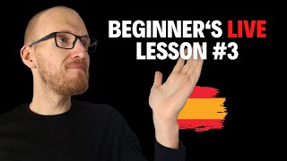 Lesson 3  Beginners course for the Spanish with Qroo Paul community [upl. by Rennob]