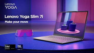 Unlock new AI experiences with Intel® Core™ Ultra 7 processor in the Lenovo Yoga Slim 7i [upl. by Ahsyia]