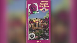 Barney’s Campfire SingAlong 1990  1991 VHS [upl. by Sassan]