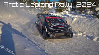 Arctic Lapland Rally 2024  Action  Mistakes  Rally 1 [upl. by Obbard]