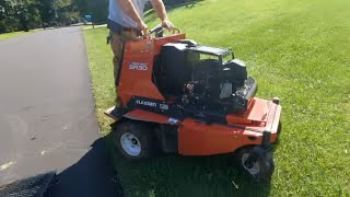 Aeration and Overseeding with the Classen SA30 [upl. by Daloris923]