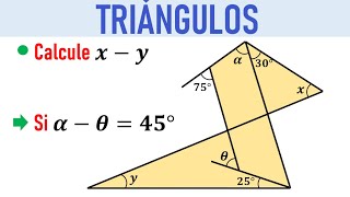 2 TRIÁNGULOS  Aplicación de Teoremas  GEOMETRÍA [upl. by Aramat212]