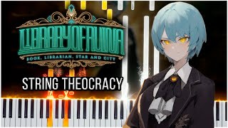 Mili  String Theocracy  Key Ingredient ver Library Of Ruina 【 PIANO TUTORIAL  VOCAL 】 [upl. by Ettenotna436]