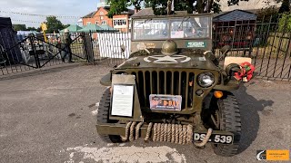 Brooklands American Car Day 2024 Jeremy Hall and his 1944 Willys Jeep [upl. by Ardnola]