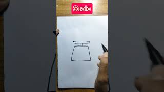 Scale drawing  weight scale drawing scale drawing drawingideas art drawingeasy easydrawing [upl. by Auohc]