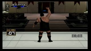 WWE Smackdown vs Raw 2007  PS2 Gameplay  10 Man Royal Rumble Match [upl. by Aemat901]