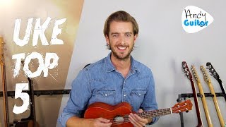 Top 5 Ukulele Songs  EASY CHORDS [upl. by Sower]