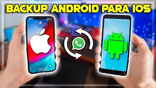 Como Transferir WhatsApp do Android para iPhone Fácil e Rápido ✔️ [upl. by Aubin]