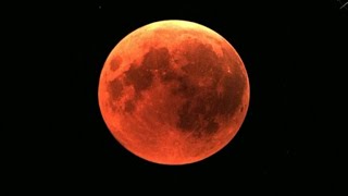 Watch quotblood moonquot go into total eclipse [upl. by Noteek216]