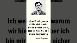 Ludwig Wittgenstein Zitat [upl. by Aba752]