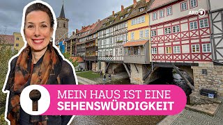 Krämerbrücke Erfurt Wie es sich in einem Wahrzeichen wohnt  ARD Room Tour [upl. by Yonita]