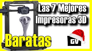 🥇🔥 Las 7 MEJORES Impresoras 3D BARATAS de Amazon 2024✅CalidadPrecio Para Empezar  Resina [upl. by Schwejda]