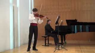 Beethoven Sonata nr 5 quotSpringquot mvt1Julian Walder 14 [upl. by Rheta]