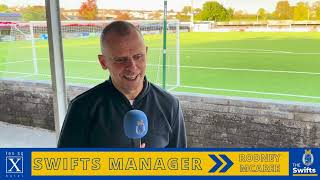 POST MATCH  Dungannon Swifts 20 Portadown  Rodney McAree [upl. by Essilec]