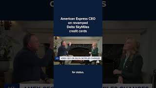 American Express CEO on revamped Delta SkyMiles credit cards Shorts [upl. by Liane]