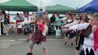 Harry Paye Pirate Day on Poole Quay  June 2022 [upl. by Ardnassac841]