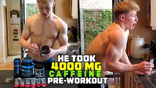 He Took 4000 MG CAFFEINE PreWorkout This Is What Happened To Him [upl. by Yrrak149]