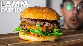 Ein LAMM BURGER PATTY Selber Machen [upl. by Kathy]