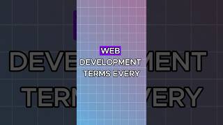 Web Development Terms Every Beginner Should Know coding code responsive programming webdesign [upl. by Aix]