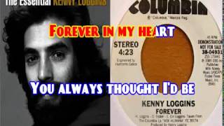 KARAOKE KENNY LOGGINS  FOREVER [upl. by Scheld]