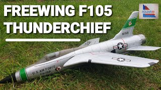 Freewing F105 Thunderchief 64mm EDF [upl. by Anoynek]