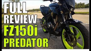 Yamaha FZ150i Predator Full Review Modification [upl. by Stichter947]