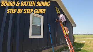 Step By Step Board amp Batten Diamond Kote Siding Installation  LP Smartside [upl. by Onirefes]