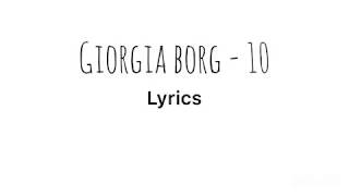 Giorgia Borg  10  curly lyrics [upl. by Eybba]