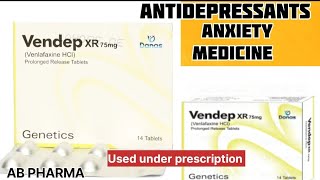 Vendep xR 75mg uses in Urdu  Antidepressant Drugs  venlafaxine uses in Urdu  Vendep medicine [upl. by Oine963]