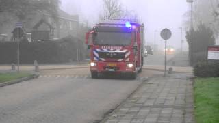 HD TS 025631 komt met spoed ter plaatse bij melding gebouwbrand [upl. by Perlman388]