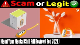 Mend Your Mental Chill Pill Review  Feb 2021 Know Its Legitimacy Watch Now [upl. by Sevy]