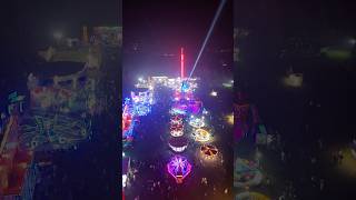 Beautiful funfair Ariel view ytshorts drone travel dji [upl. by Godderd]