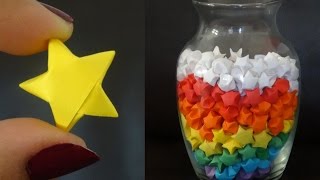 How to make lucky paper stars [upl. by Reviel582]