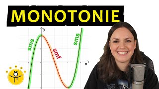 MONOTONIE berechnen Ableitung – Monotonieverhalten Mathe Intervall [upl. by Jimmie]