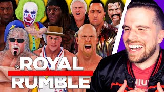 I Put The Funniest WWE Superstars in a Royal Rumble [upl. by Yvette]