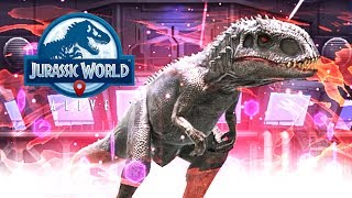 INDOMINUS REX DINOSAURIO HIBRIDO ISLA SORNA ZONA B Jurassic World Alive [upl. by Yennej]