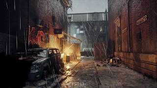 Video Game Ambience Asmr  Homefront Revolution Rainy Post Apocalyptic Alleyway [upl. by Christine]